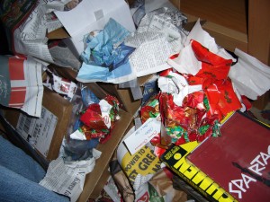christmas waste