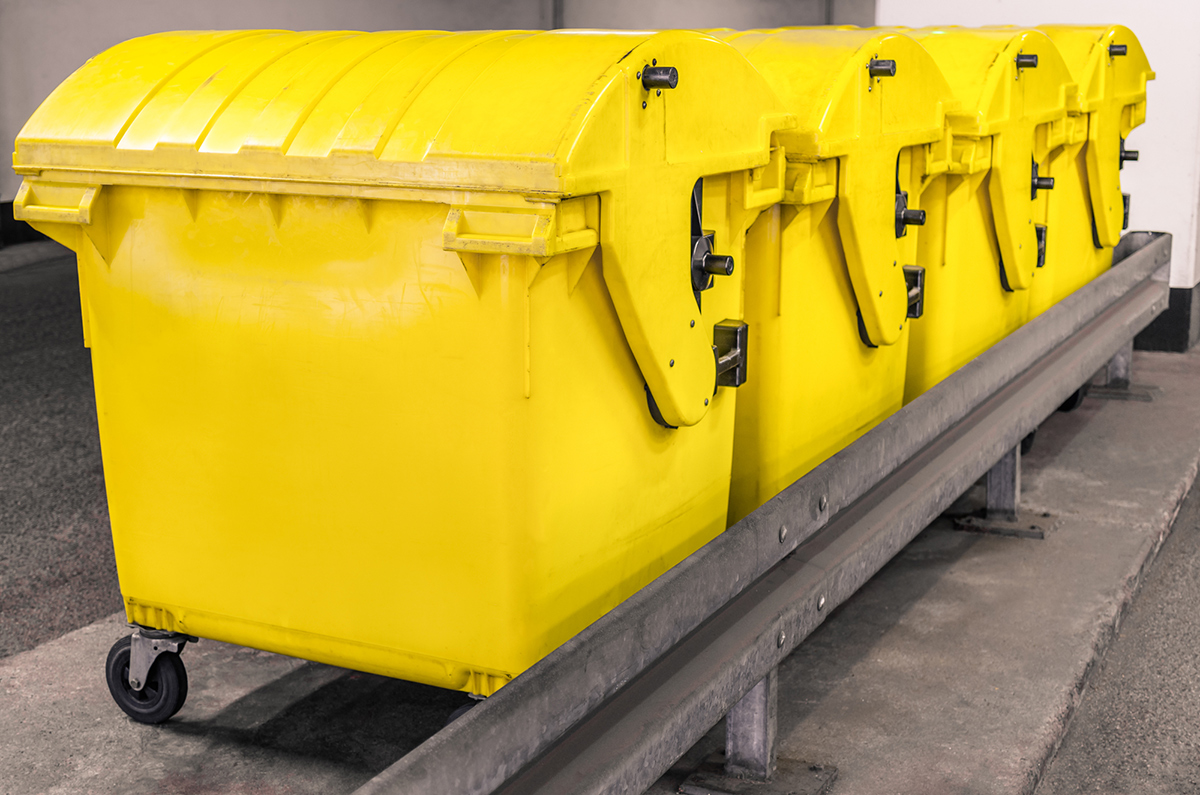 Wheelie Bins Yellow 